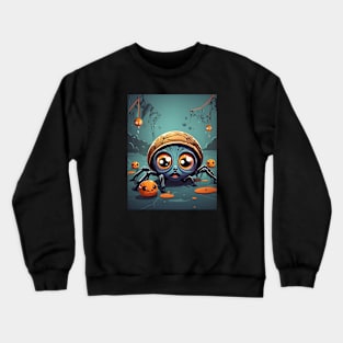 Cute Halloween Spider Crewneck Sweatshirt